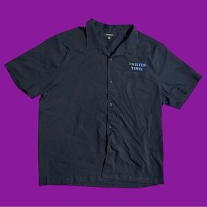 Twisted Times Short Sleeve Button-Up Shirt